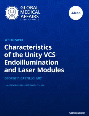 Characteristics of the Unity VCS Endoillumination and Laser Modules