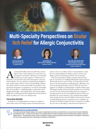 Multi-Specialty Perspectives on Ocular Itch Relief for Allergic Conjunctivitis