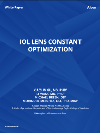 IOL Lens Constant Optimization 
