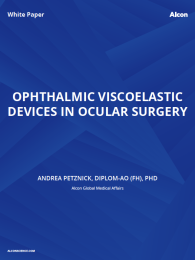 Ophthalmic Viscoelastic Devices In Ocular Surgery