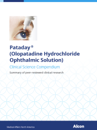 Pataday® (Olopatadine Hydrochloride Ophthalmic Solution)