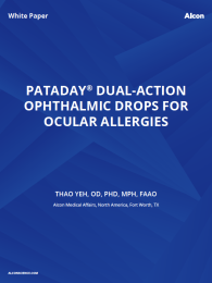 Pataday® Dual-action Ophthalmic Drops For Ocular Allergies