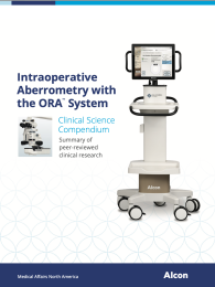 Intraoperative Aberrometry with the ORA System