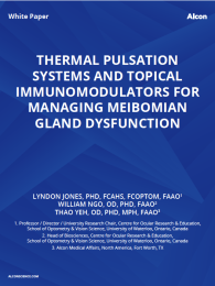 Thermal Pulsation Systems And Topical Immunomodulators For Managing Meibomian Gland Dysfunction