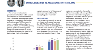 Wavefront Optomized vs. Topography-Guided Corneal Ablations with WAVELIGHT Platform: A Summary of Visual Outcomes