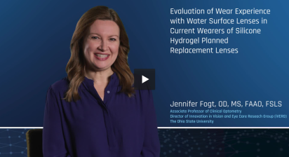 Evaluation of Wear Experience with Water Surface Lenses in Current Wearers of Silicone Hydrogel Planned Replacement Lenses - image