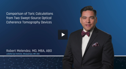 Comparison of Toric Calculations from Two Swept-Source Optical Coherence Tomography Devices - image