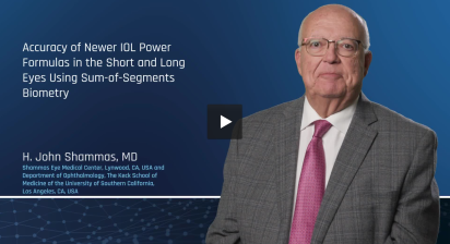 Accuracy of Newer IOL Power Formulas in the Short and Long Eyes Using Sum-of-Segments Biometry - image