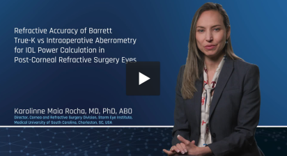 Refractive Accuracy of Barrett True-K vs Intraoperative Aberrometry for IOL Power Calculation in Post-Corneal Refractive Surgery Eyes - image