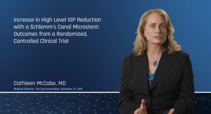 Increase in High Level IOP Reduction with a Schlemm's Canal Microstent: Outcomes from a Randomized Controlled Clinical Trial