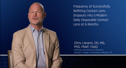 Frequency of Successfully Refitting Contact Lens Dropouts into a Modern Daily Disposable Contact Lens at 6-Months