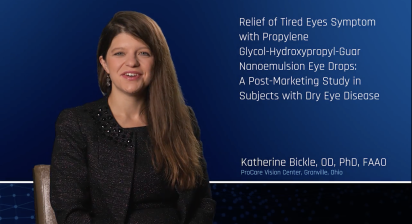Relief of Tired Eyes Symptom with Propylene Glycol-hydroxypropyl-guar Nanoemulsion Eye Drops: A Post-marketing Study in Subjects with Dry Eye Disease