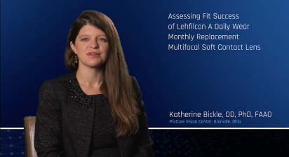 Assessing Fit Success of Lehfilcon A Daily Wear Monthly Replacement Multifocal Soft Contact Lens