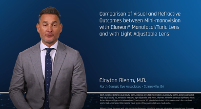 Comparison of Visual and Refractive Outcomes between Mini-monovision with Clareon® Monofocal/Toric Lens and Light-Adjustable Lens (US)