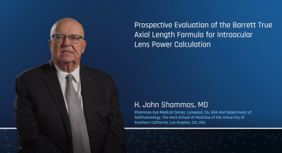 Prospective Evaluation of the Barrett True Axial Length Formula for Intraocular Lens Power Calculation